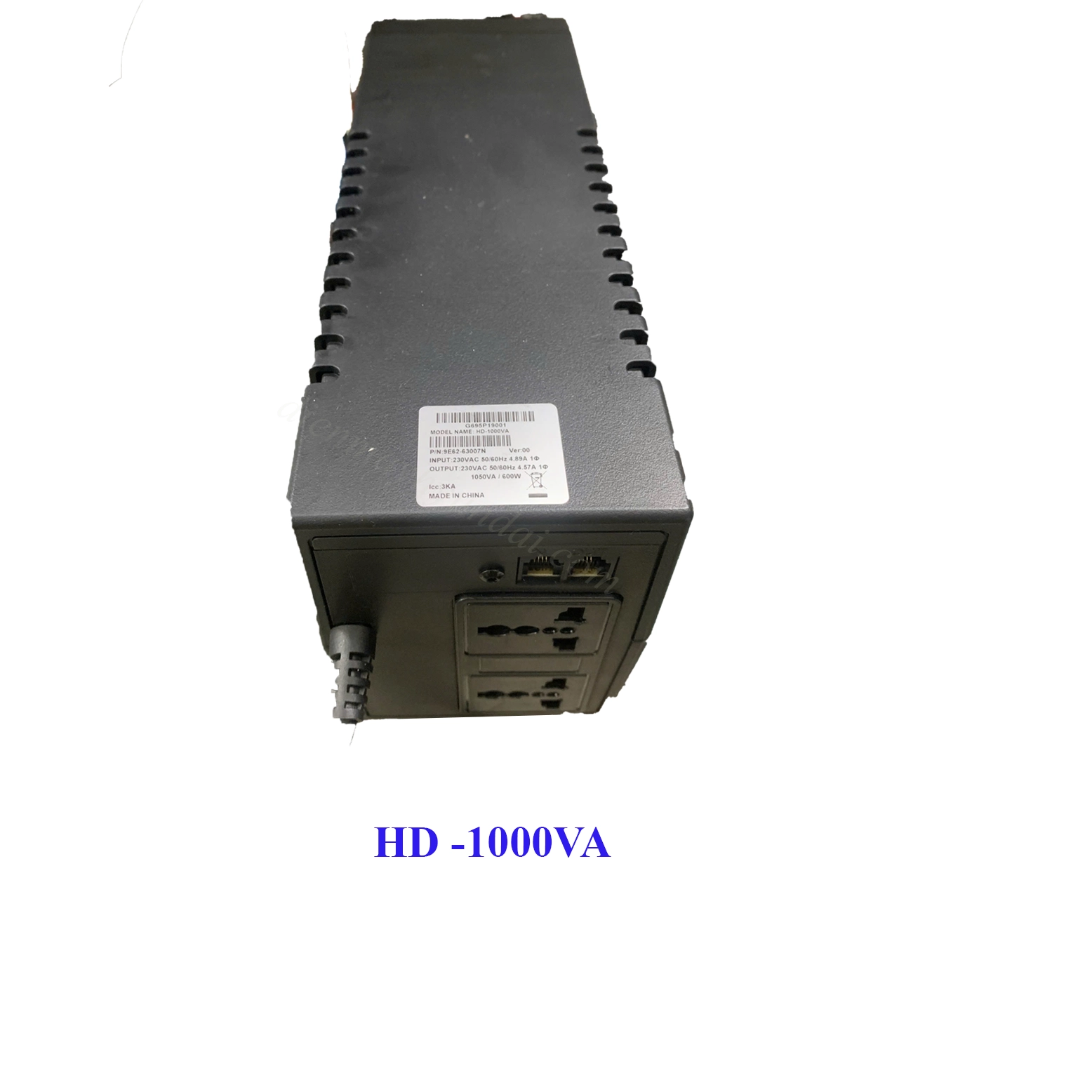 Bộ lưu điện UPS offline 1000VA Hyundai HD-1000VA chính hãng nhập khẩu đồng bộ nguyên chiếc