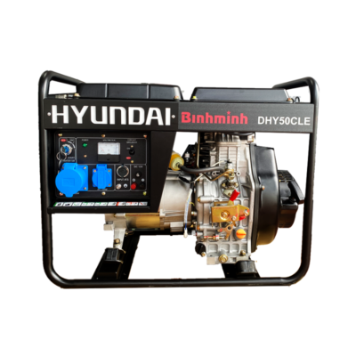 Máy phát điện chạy dầu 1 pha 4.2kVA- 4.6kVA Hyundai DHY50CLE